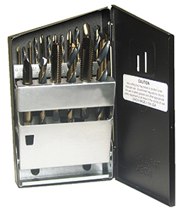 18pc Spiral Point Tap, NC – Drill & Tap Set